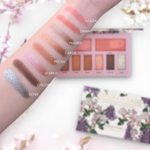 Sakura + Sage - Vegan Eyeshadow & Blush Palette - Picture 2 of 3